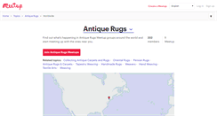 Desktop Screenshot of antique-rugs.meetup.com
