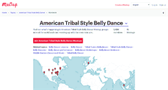 Desktop Screenshot of american-tribal-style-belly-dance.meetup.com