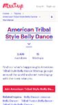 Mobile Screenshot of american-tribal-style-belly-dance.meetup.com