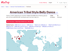 Tablet Screenshot of american-tribal-style-belly-dance.meetup.com