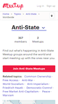 Mobile Screenshot of anti-state.meetup.com