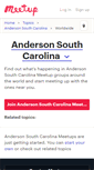 Mobile Screenshot of anderson-south-carolina.meetup.com