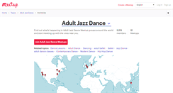 Desktop Screenshot of adult-jazz-dance.meetup.com