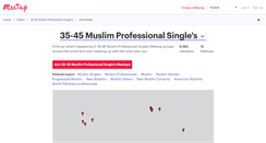 Desktop Screenshot of 35-45-muslim-professional-singles.meetup.com