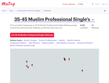 Tablet Screenshot of 35-45-muslim-professional-singles.meetup.com