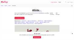 Desktop Screenshot of aikido.meetup.com
