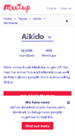 Mobile Screenshot of aikido.meetup.com