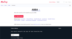 Desktop Screenshot of abba.meetup.com