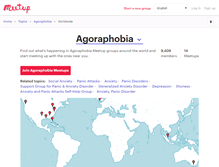 Tablet Screenshot of agoraphobia.meetup.com