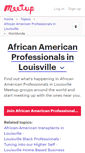 Mobile Screenshot of african-american-professionals-in-louisville.meetup.com