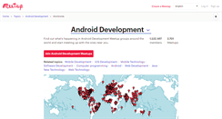 Desktop Screenshot of android-development-training.meetup.com
