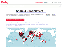 Tablet Screenshot of android-development-training.meetup.com