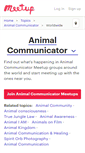 Mobile Screenshot of animal-communicator.meetup.com