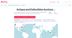 Desktop Screenshot of antique-and-collectibles-auctions.meetup.com