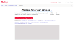 Desktop Screenshot of african-american-singles.meetup.com