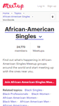 Mobile Screenshot of african-american-singles.meetup.com