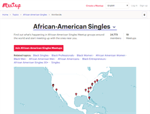 Tablet Screenshot of african-american-singles.meetup.com