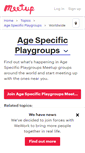 Mobile Screenshot of age-specific-playgroups.meetup.com