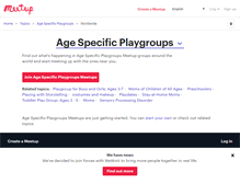 Tablet Screenshot of age-specific-playgroups.meetup.com