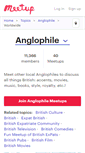 Mobile Screenshot of anglofilo.meetup.com