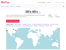 Tablet Screenshot of 30s-40s.meetup.com