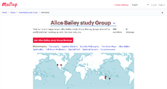 Desktop Screenshot of alice-bailey-study-group.meetup.com