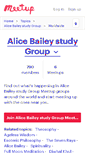 Mobile Screenshot of alice-bailey-study-group.meetup.com