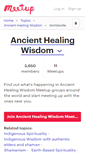 Mobile Screenshot of ancient-healing-wisdom.meetup.com