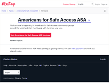 Tablet Screenshot of americans-for-safe-access-asa.meetup.com