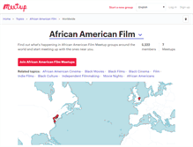Tablet Screenshot of african-american-film.meetup.com