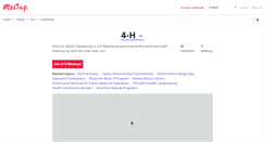 Desktop Screenshot of 4-h.meetup.com