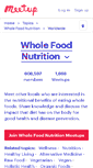 Mobile Screenshot of alimentation-dietetique.meetup.com