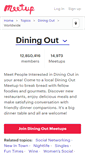 Mobile Screenshot of adventures-in-dining.meetup.com