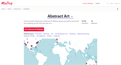 Desktop Screenshot of abstract-art.meetup.com