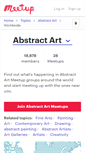 Mobile Screenshot of abstract-art.meetup.com