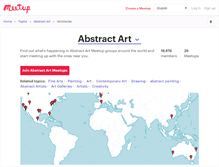 Tablet Screenshot of abstract-art.meetup.com