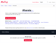Tablet Screenshot of aharata.meetup.com