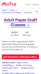Mobile Screenshot of adult-paper-craft-classes.meetup.com