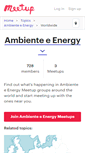 Mobile Screenshot of ambiente-e-energy.meetup.com