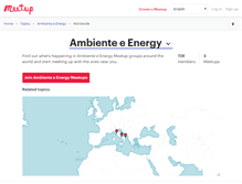 Tablet Screenshot of ambiente-e-energy.meetup.com