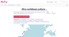 Desktop Screenshot of afro-caribbean-culture.meetup.com