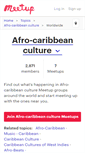 Mobile Screenshot of afro-caribbean-culture.meetup.com