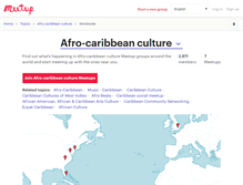 Tablet Screenshot of afro-caribbean-culture.meetup.com