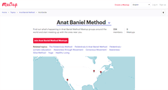 Desktop Screenshot of anat-baniel-method.meetup.com