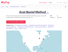 Tablet Screenshot of anat-baniel-method.meetup.com