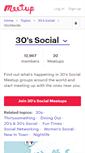 Mobile Screenshot of 30s-social.meetup.com