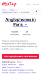 Mobile Screenshot of anglophones-in-paris.meetup.com