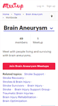 Mobile Screenshot of aneurysm.meetup.com