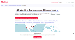 Desktop Screenshot of alcoholics-anonymous-alternatives.meetup.com