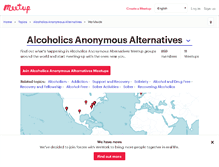 Tablet Screenshot of alcoholics-anonymous-alternatives.meetup.com
